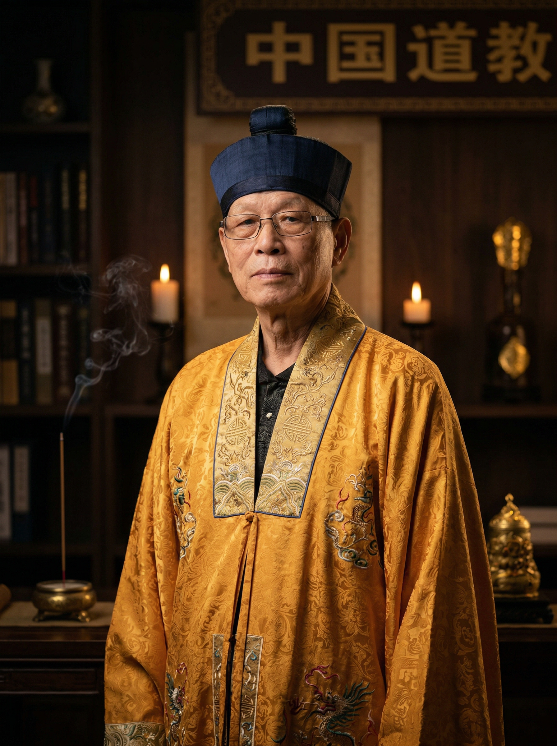 Portrait of Master Wei, Taoist BaZi practitioner